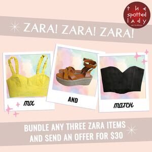 ZARA SALE! Tank Top, Jeans, Dress, Shoes + More! Bundle & Save Sizes S M L